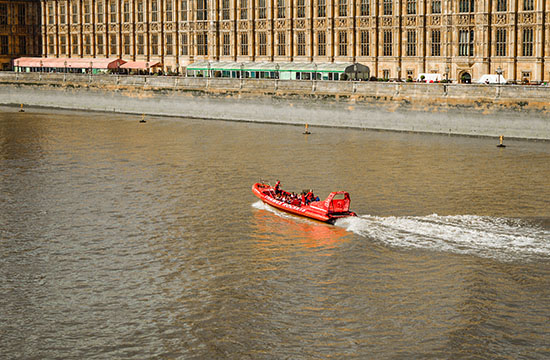 River Speedboat Tour on the Thames.
